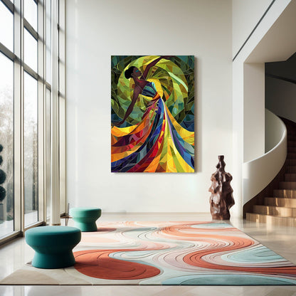 Grace in Motion African Wall Art