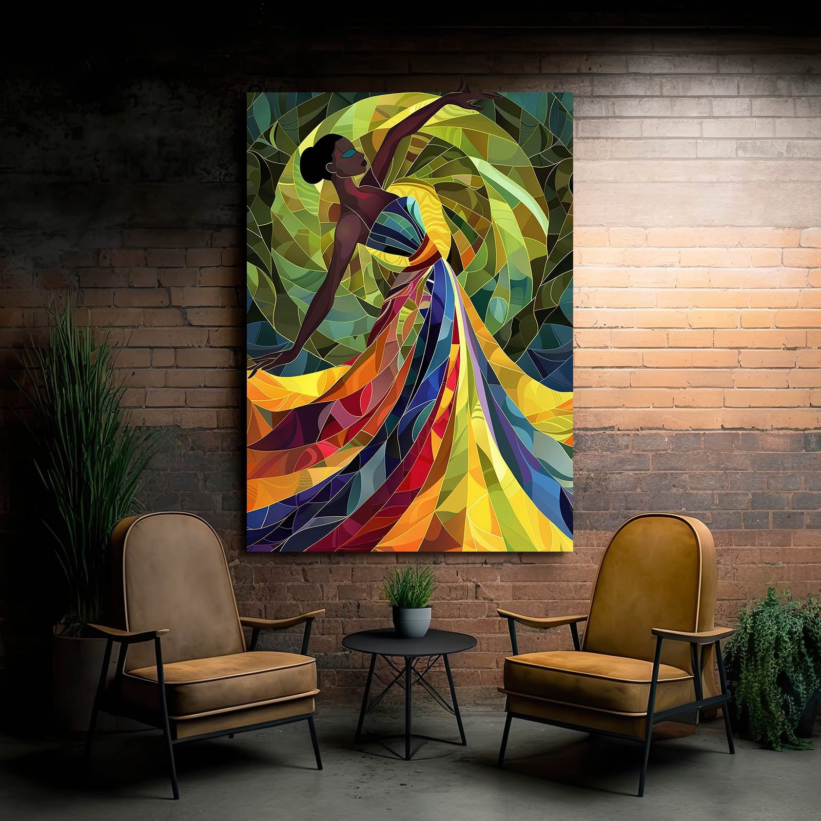 Grace in Motion African Wall Art