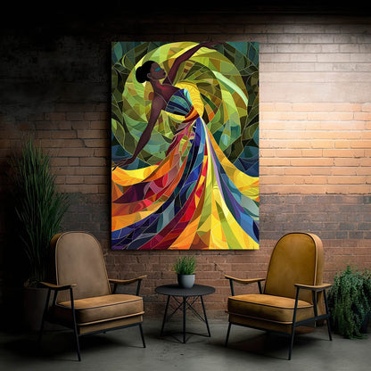 Grace in Motion African Wall Art