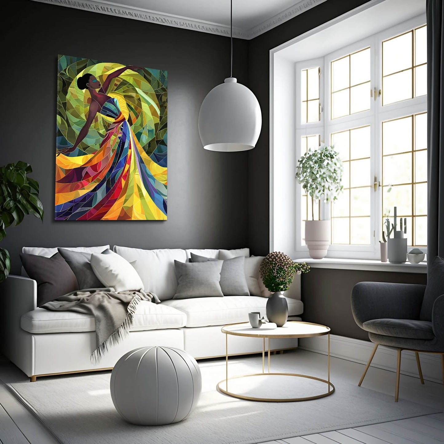 Grace in Motion African Wall Art