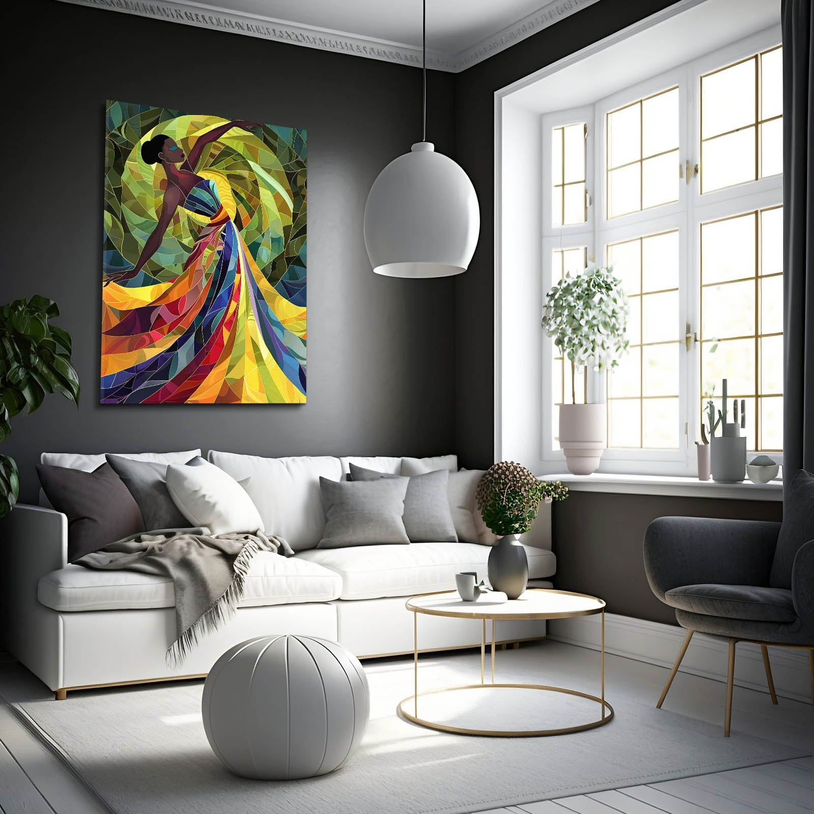 Grace in Motion African Wall Art