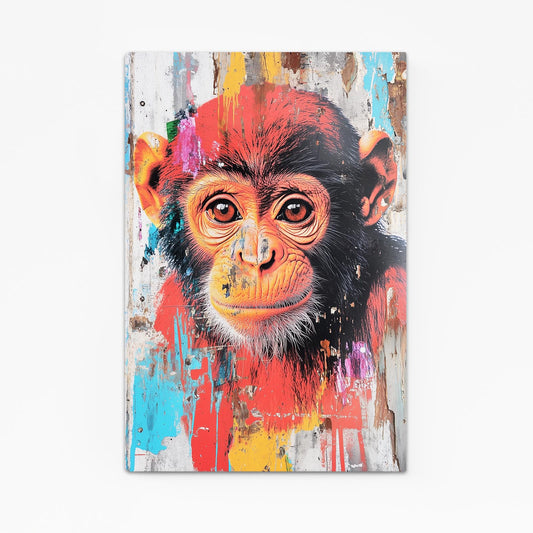 Graffiti Drip Portrait Monkey Art – graffiti drip portrait monkey canvas print