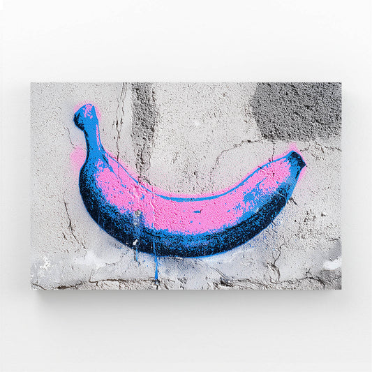 Graffiti Spray Banana Fruit Canvas – graffiti spray banana fruit canvas print
