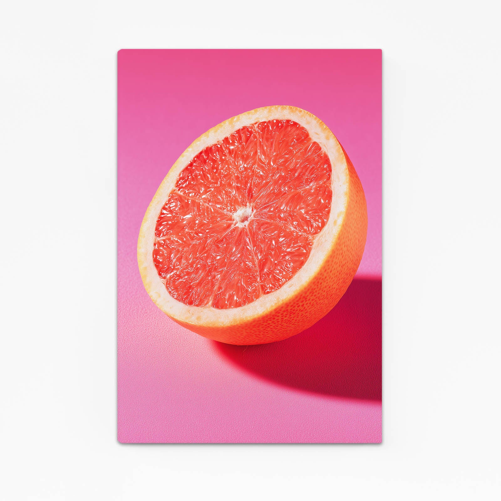 Grapefruit Half Pink Fruit Wall Decor – grapefruit half pink fruit canvas print
