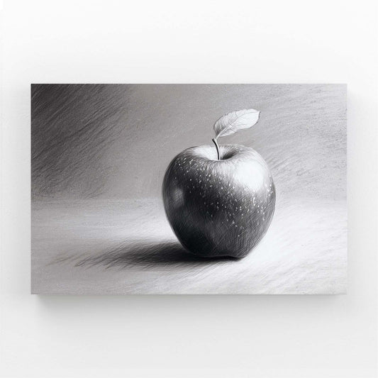 Graphite Sketch Apple Prints – graphite sketch apple canvas print