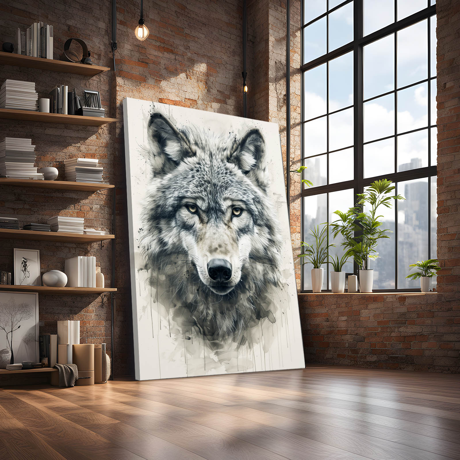 Gray Wolf Wall Art