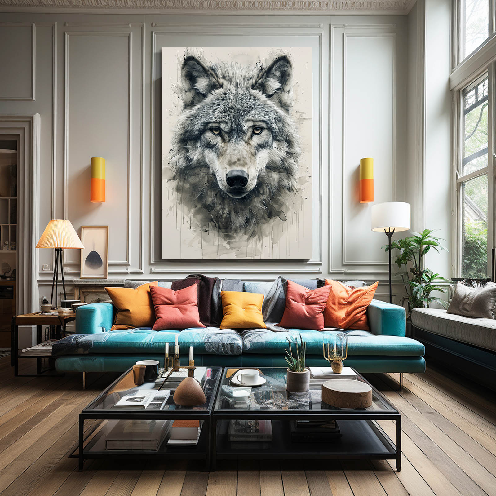Gray Wolf Wall Art