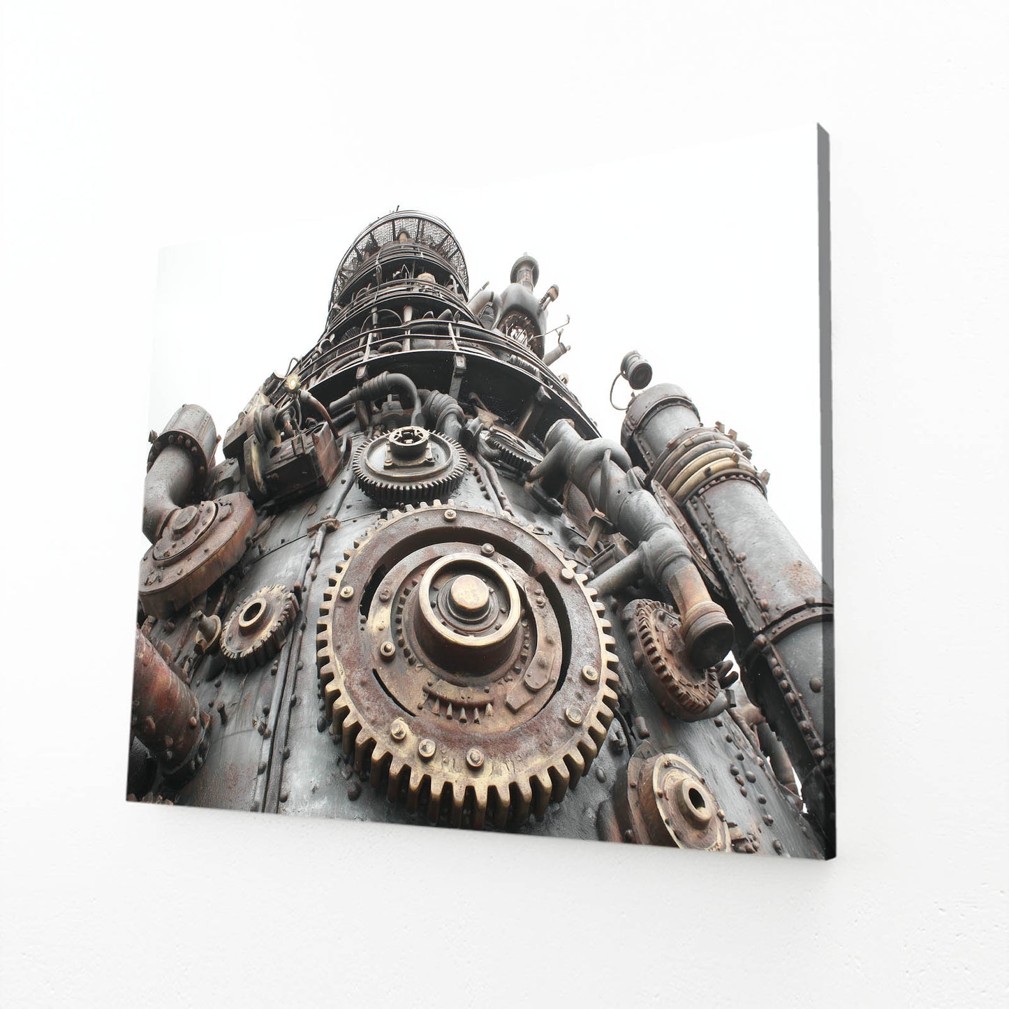 Great Gear Engine Steampunk Wall Art – great gear engine steampunk canvas print