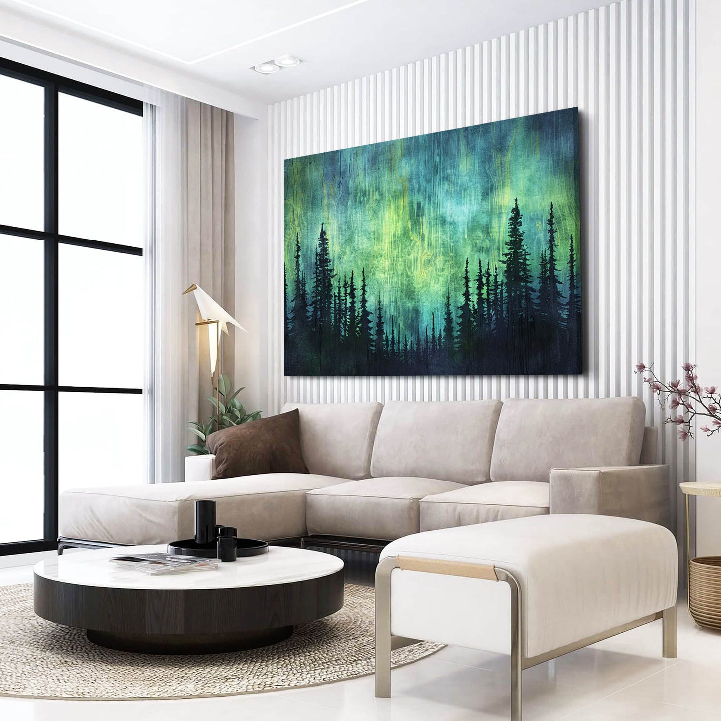 Green Boho Art