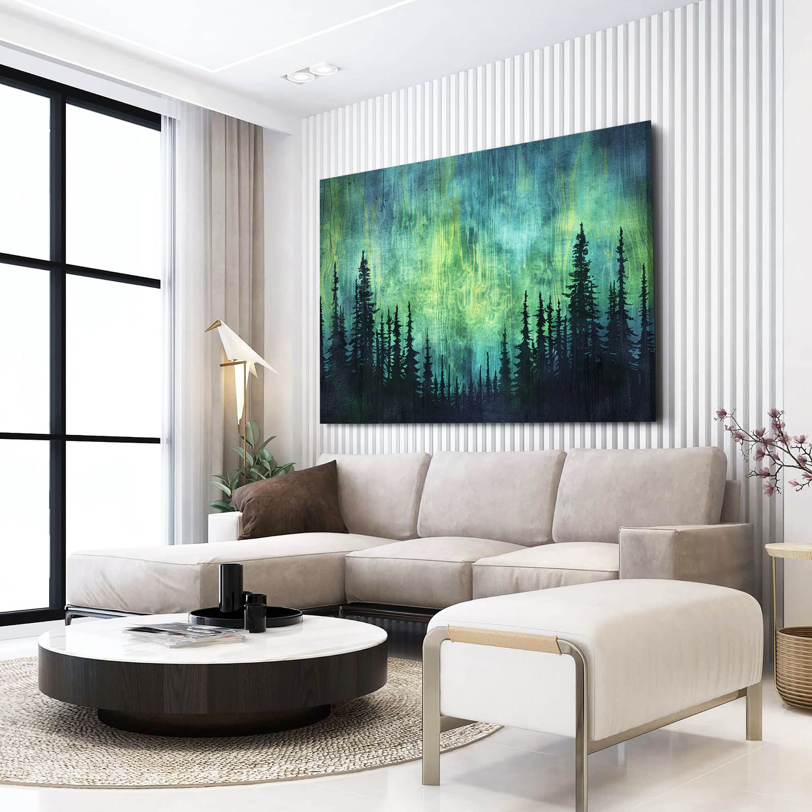 Green Boho Art