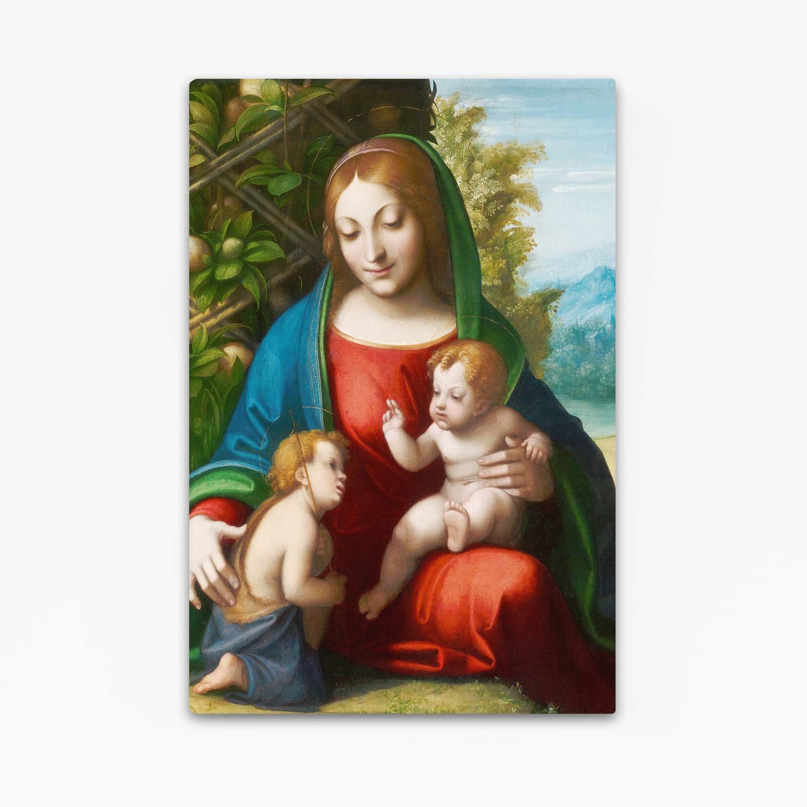 Green Bower Madonna Da Vinci Wall Art – green bower madonna da vinci canvas print