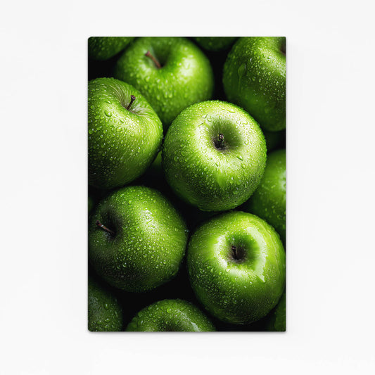 Green Orchard Cluster Apple Wall Art – green orchard cluster apple canvas print