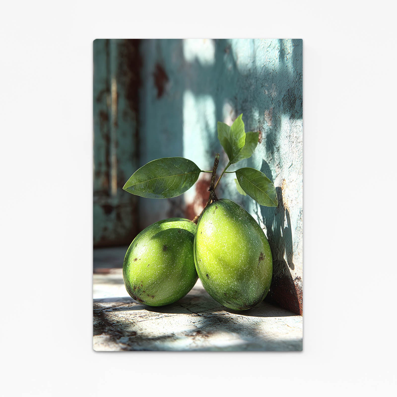 Green Pears Shadow Fruit Prints – green pears shadow fruit canvas print