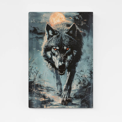 Halloween Wolf Art