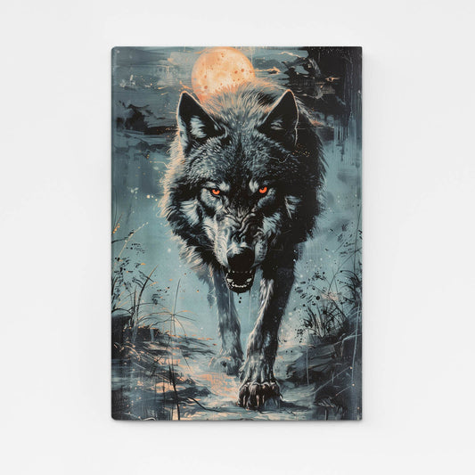Halloween Wolf Art