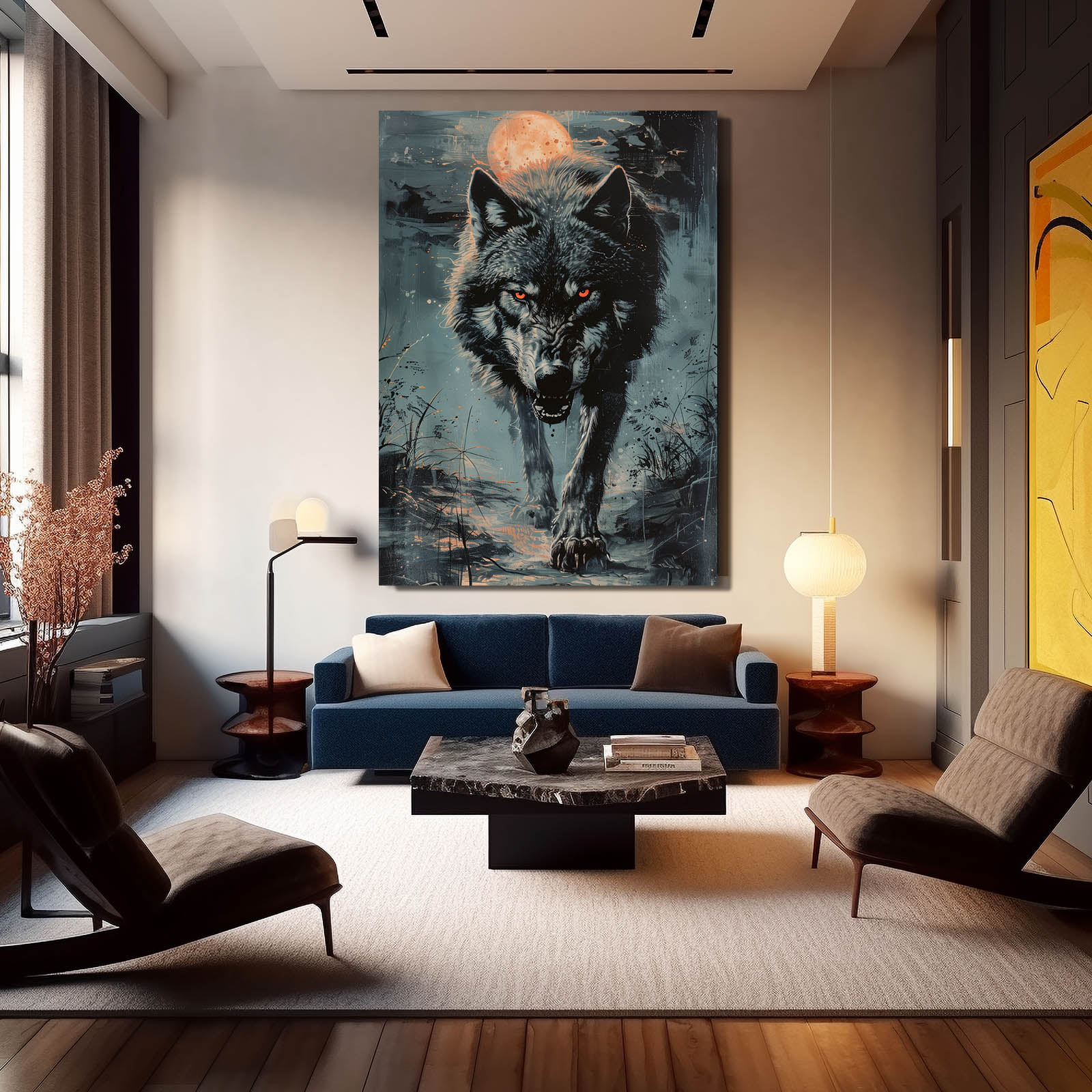 Halloween Wolf Art
