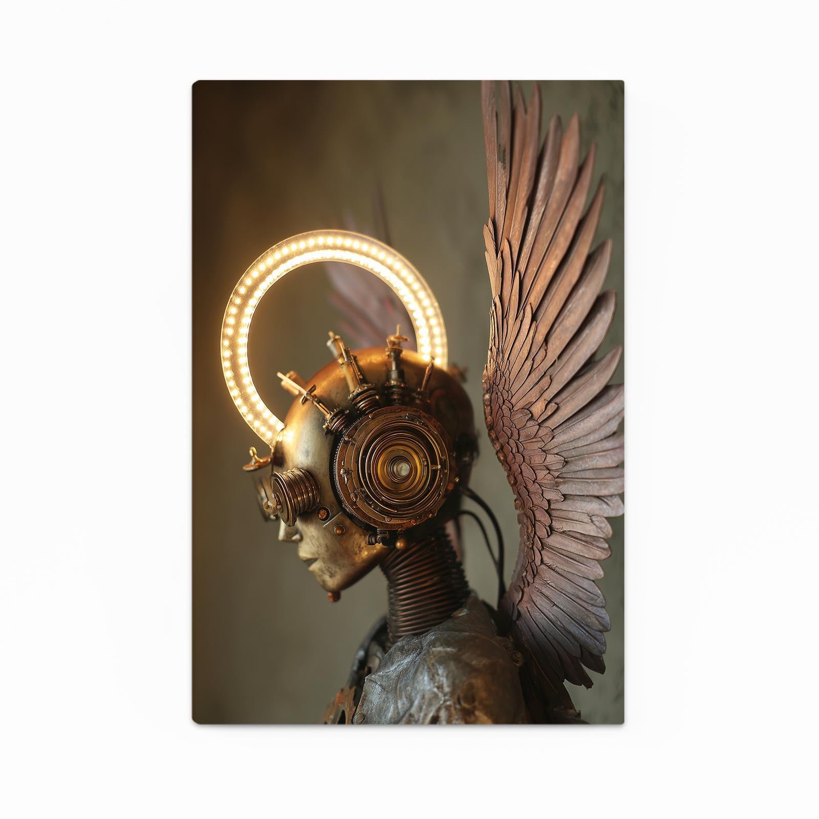 Haloed Clockwork Woman Steampunk Canvas Art – haloed clockwork woman steampunk canvas print