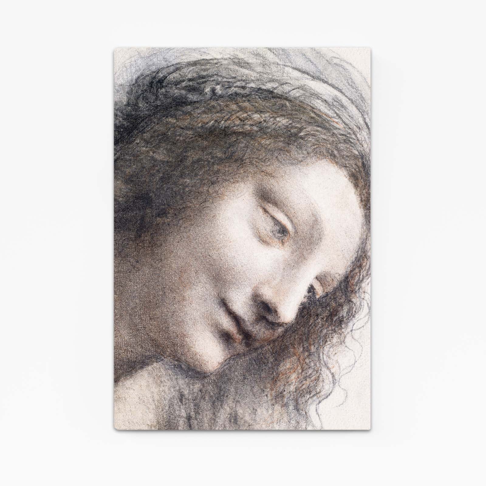 Head Of The Virgin Da Vinci Art – head of the virgin da vinci canvas print