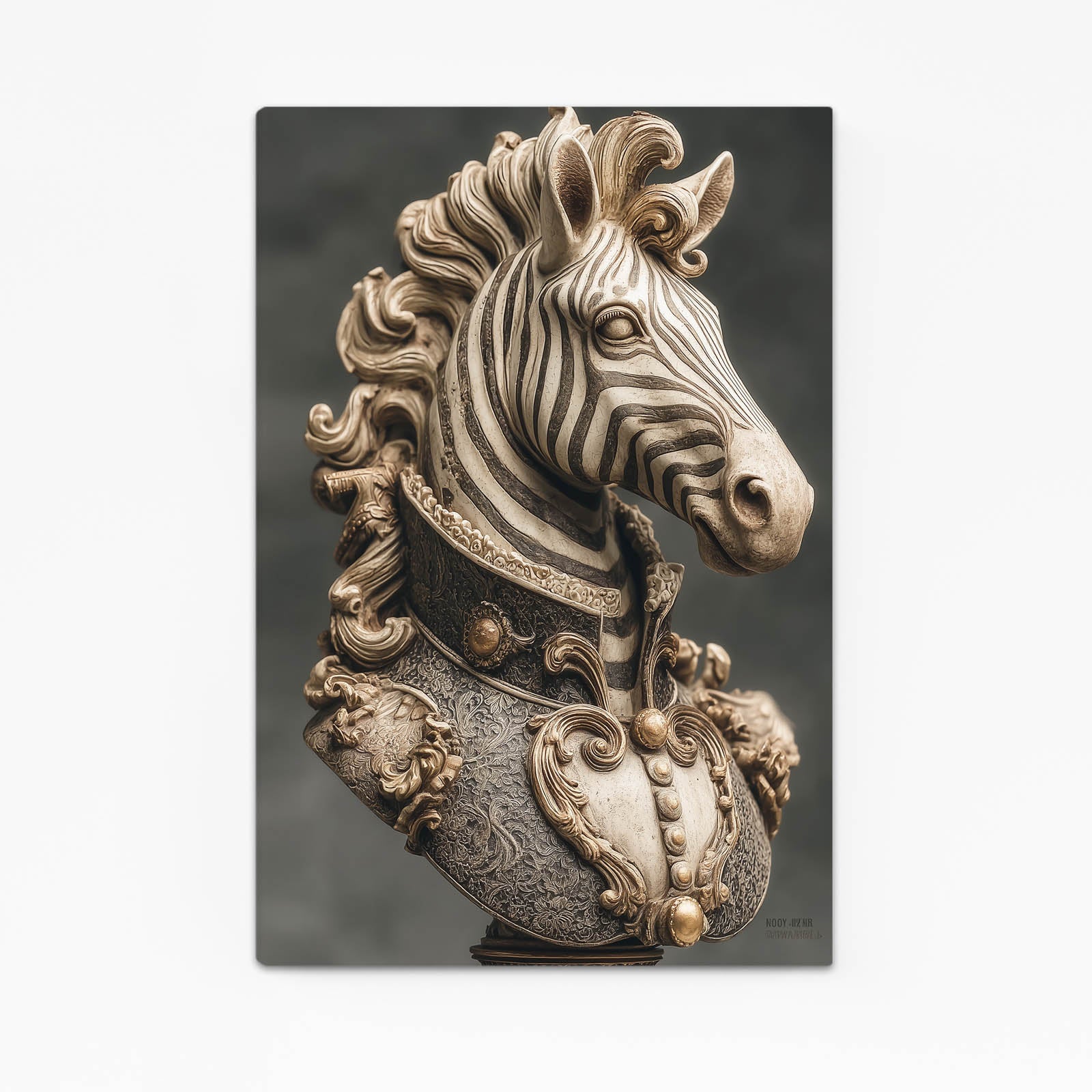 Head Zebra Wall Art – head canvas print