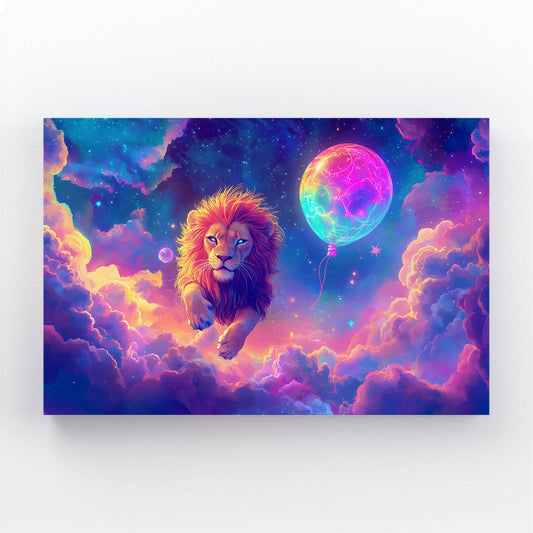 Heavenly Lion Wall Art