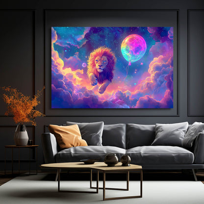 Heavenly Lion Wall Art