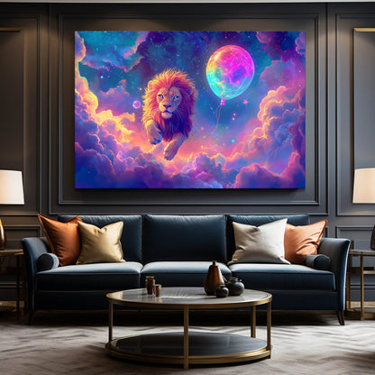 Heavenly Lion Wall Art