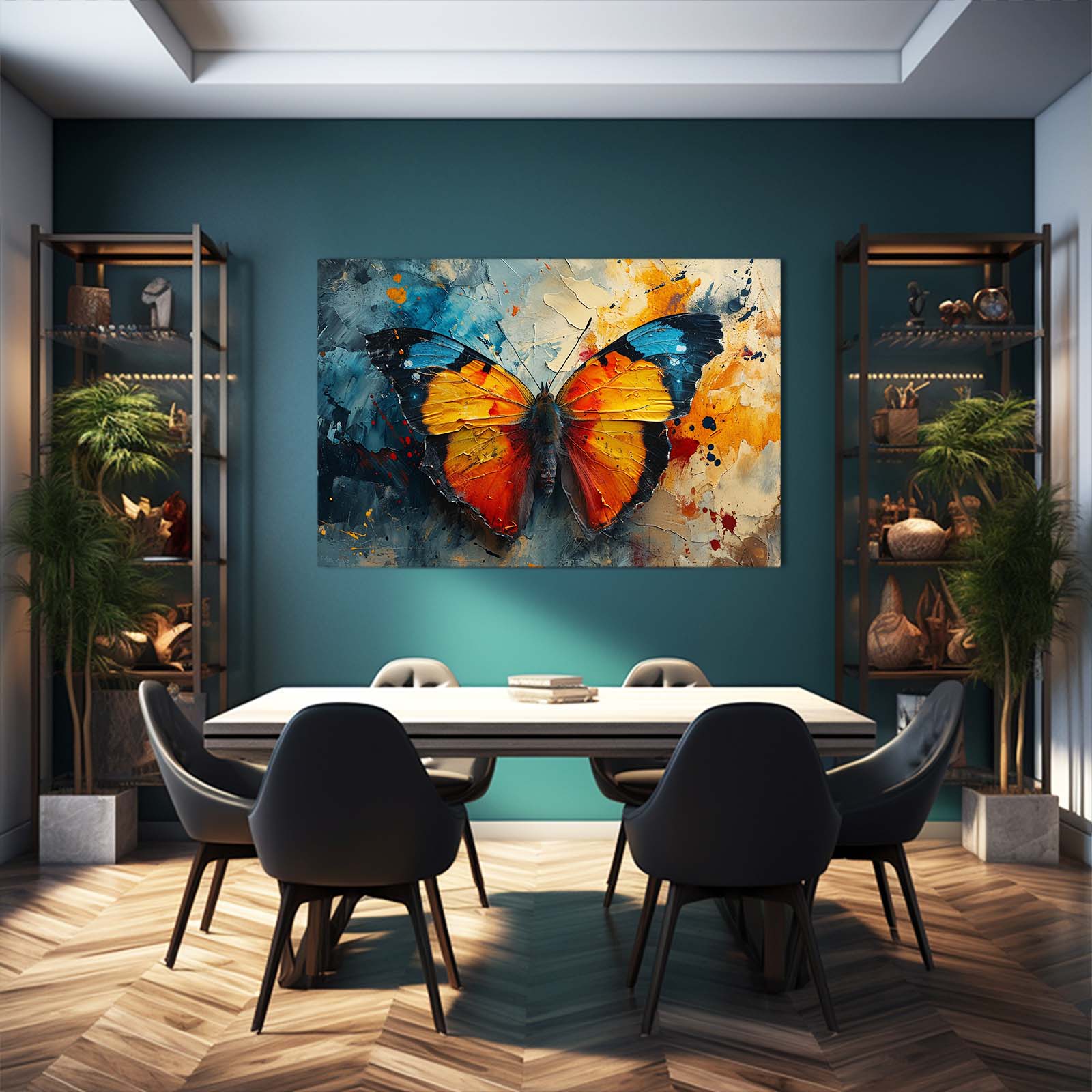 High Contrast Butterfly Wall Art