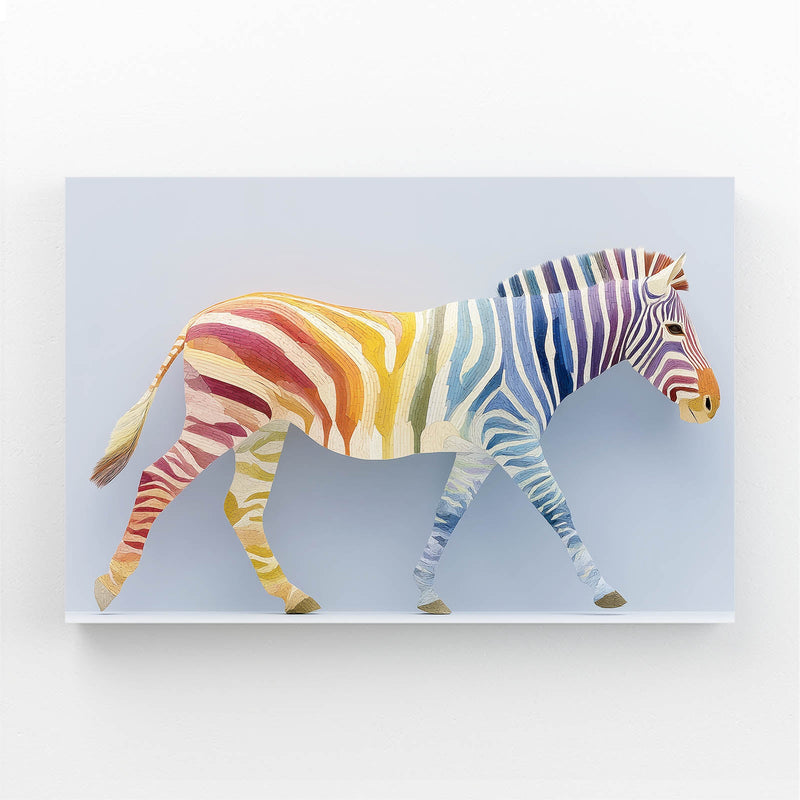 Horizontal Zebra Canvas Art – horizontal canvas print