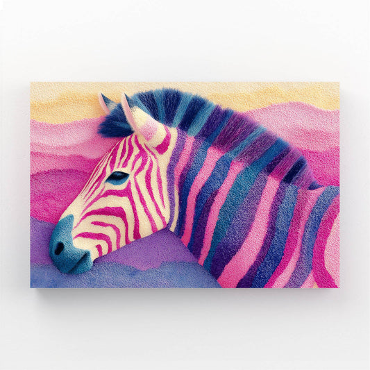 Horizontal Zebra Canvas – horizontal canvas print