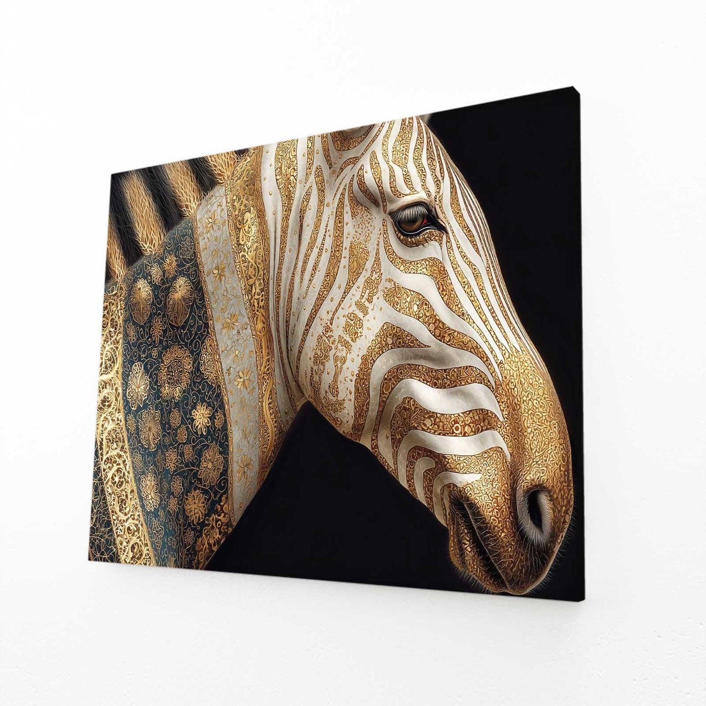 Horizontal Zebra Wall Art – horizontal canvas print