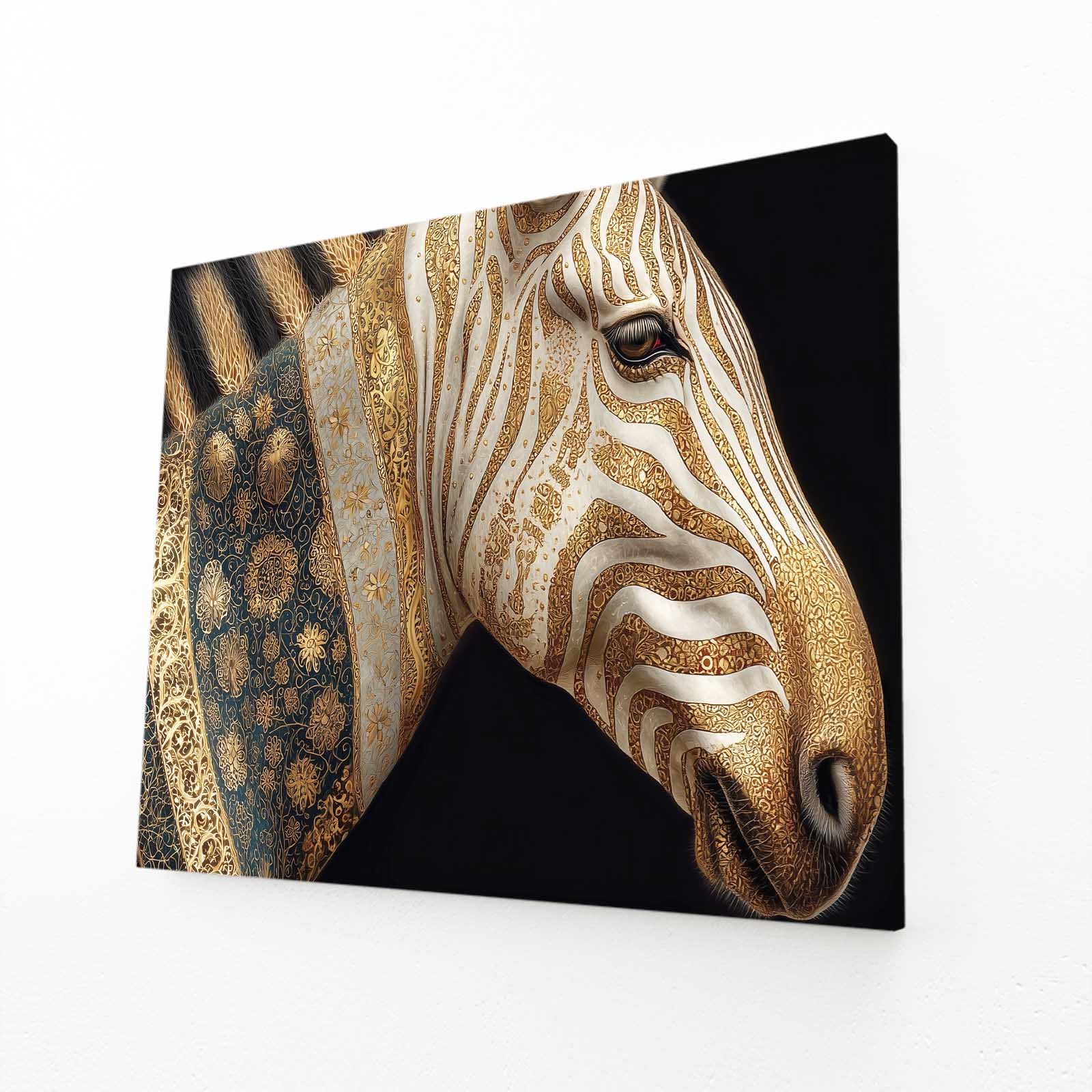 Horizontal Zebra Wall Art – horizontal canvas print