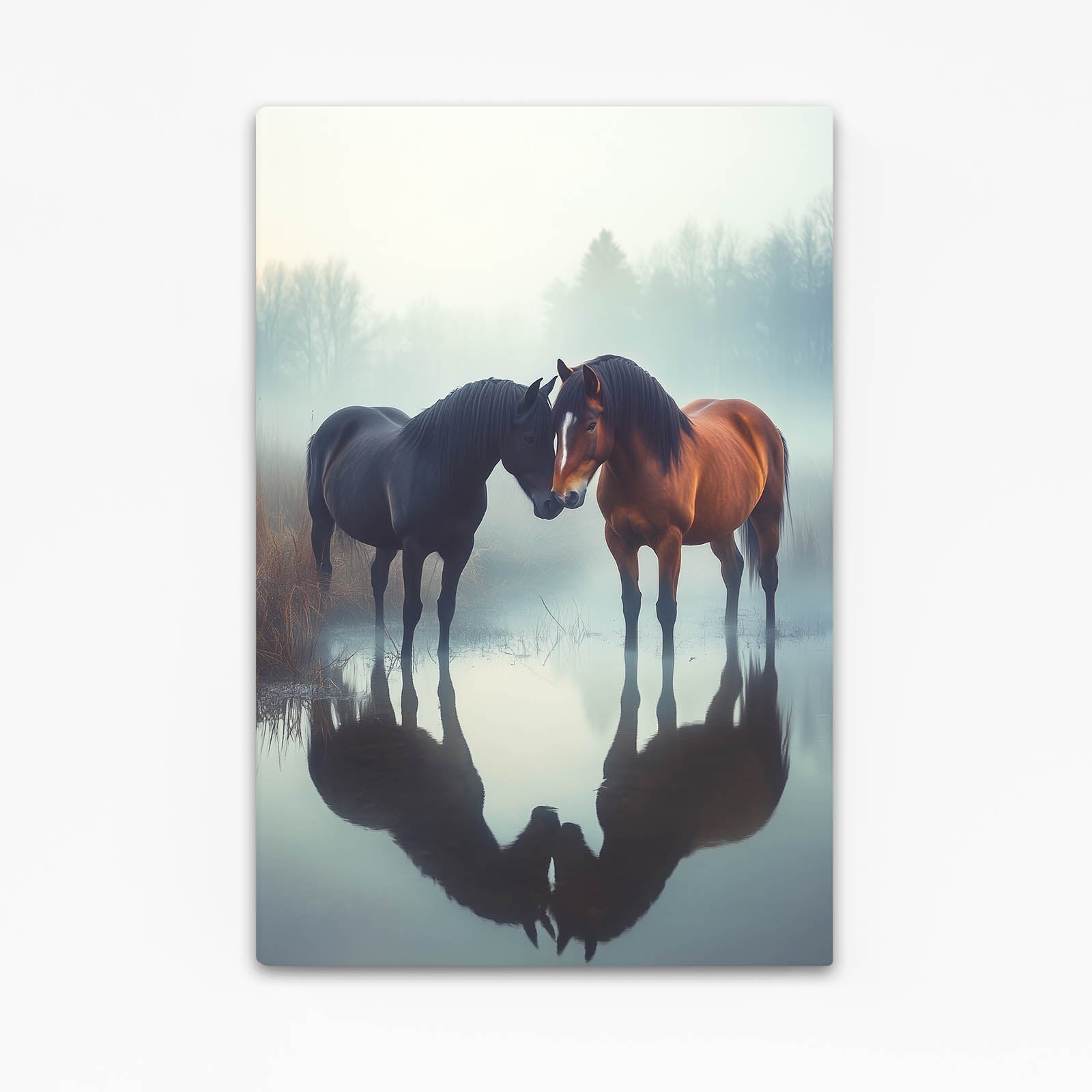 Horse Canvas – angled canvas view on white background