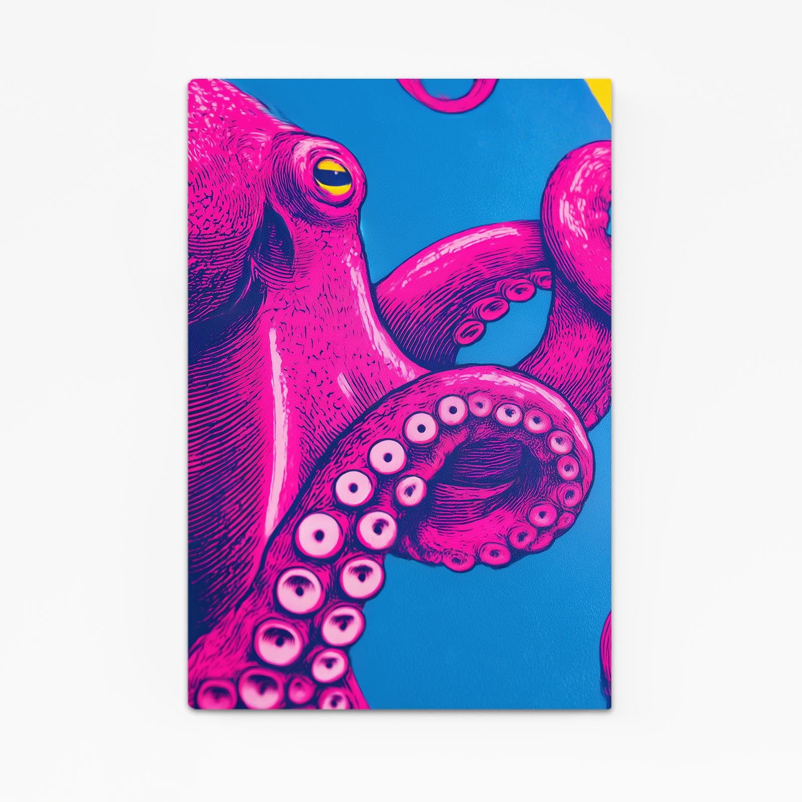 Hot Pink Pop Octopus Canvas Art – hot pink pop octopus canvas print