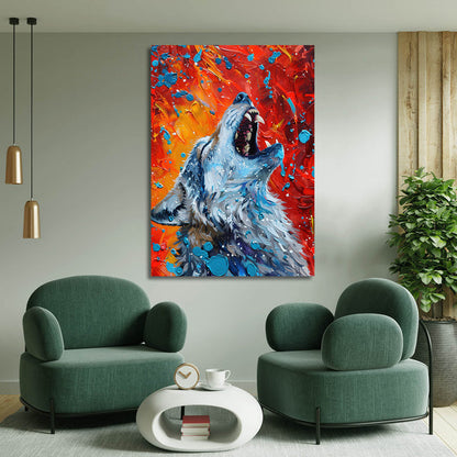 Howling Wolf Wall Art
