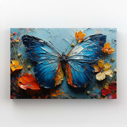 Impasto Butterfly Wall Art