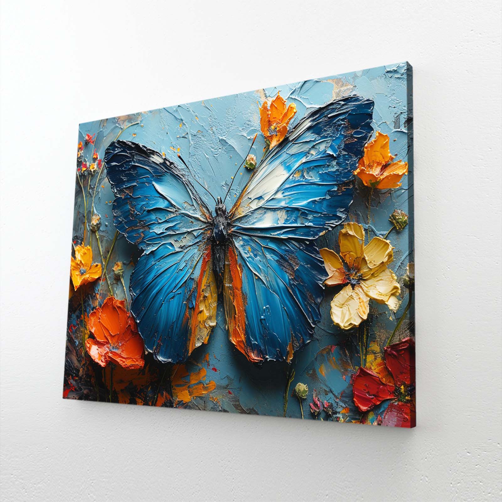 Impasto Butterfly Wall Art