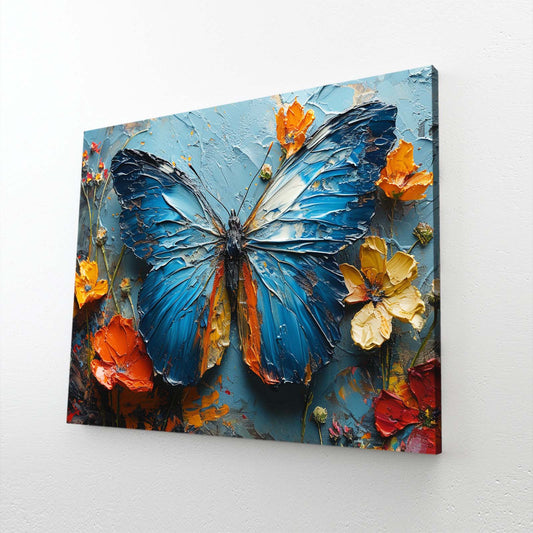 Impasto Butterfly Wall Art
