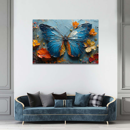 Impasto Butterfly Wall Art