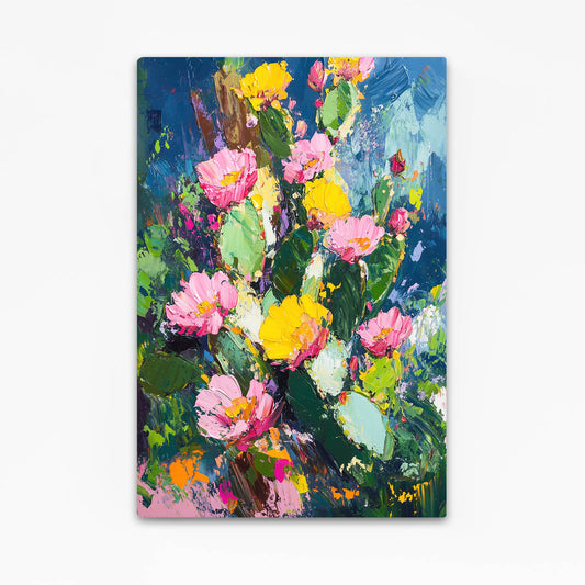 Impasto Flower Bed Cactus Canvas – impasto flower bed cactus canvas print