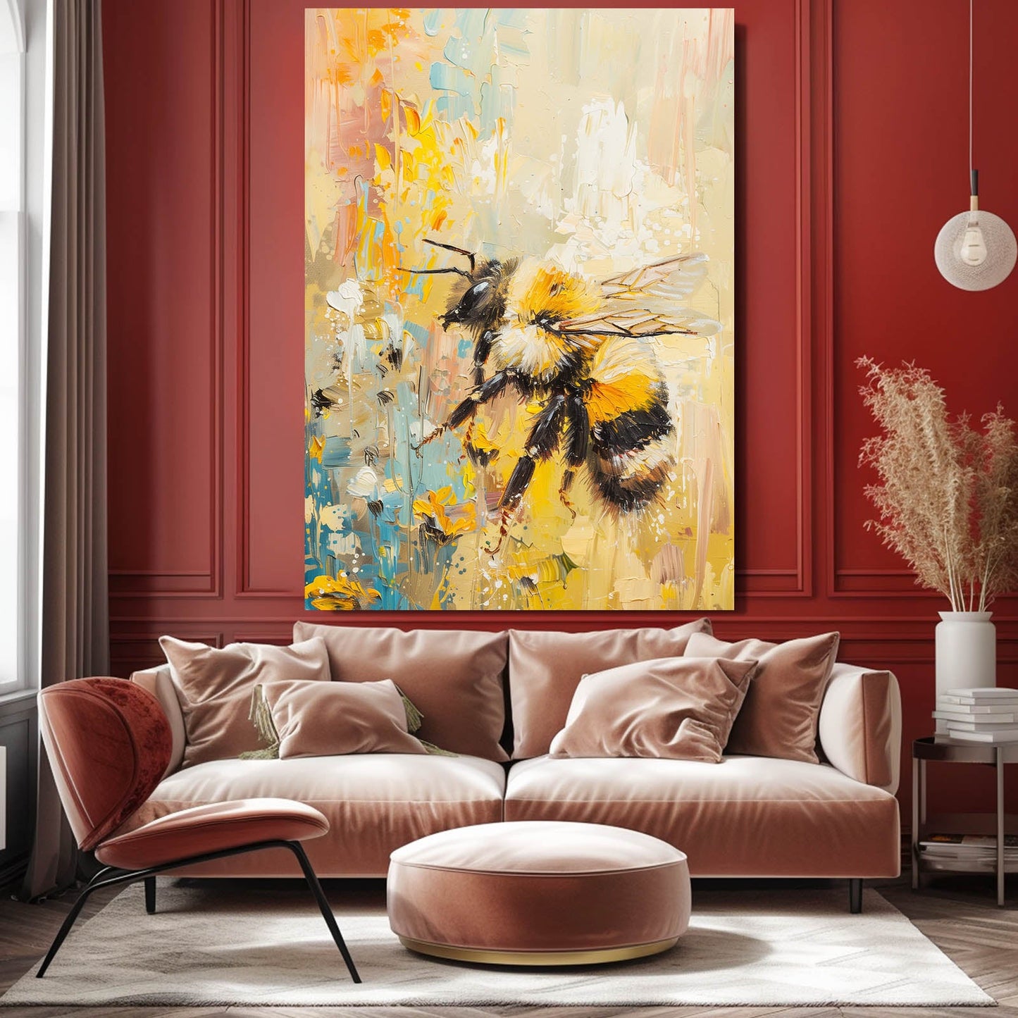 Impressionist Bee Art