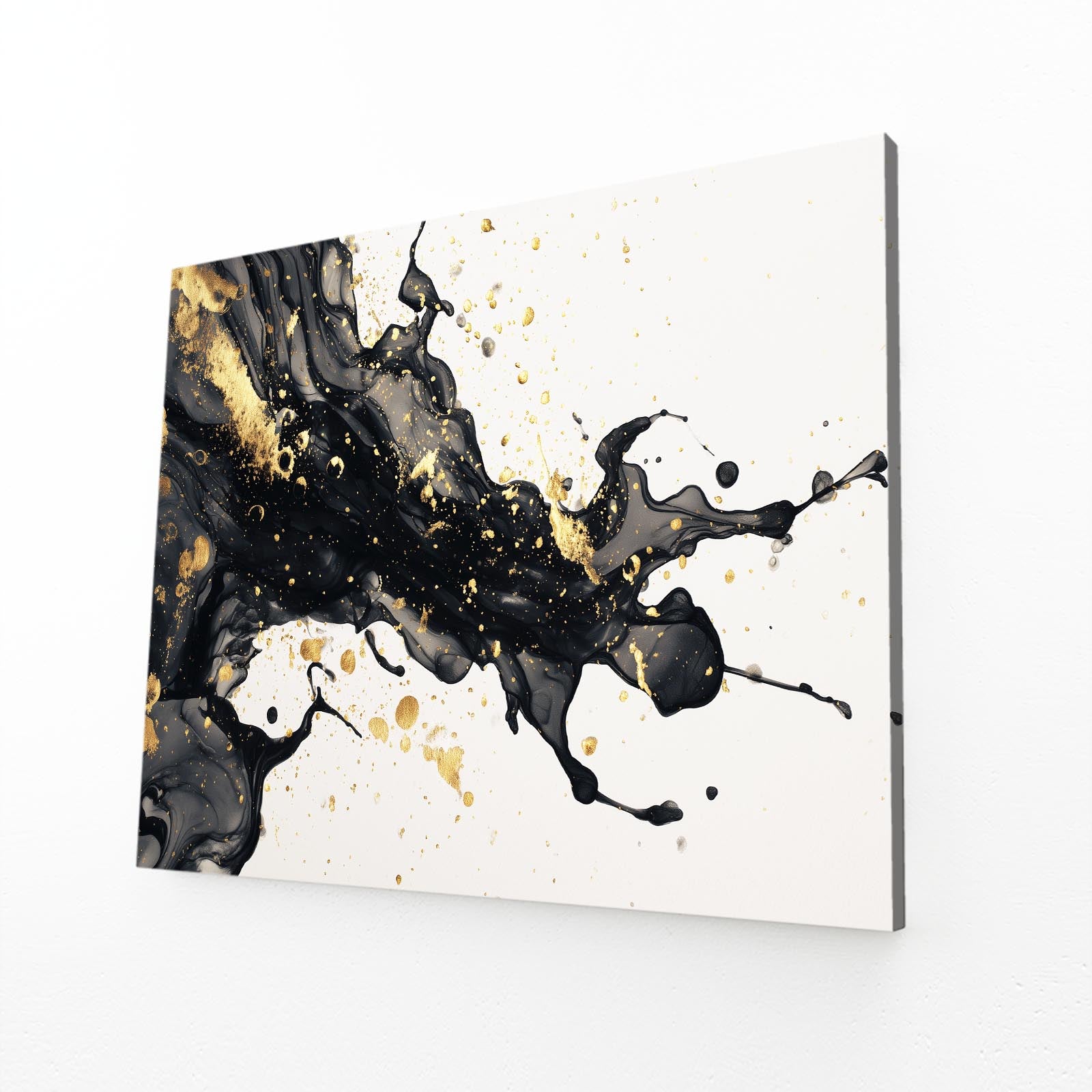 Ink Spray Gold Art – ink spray gold gold canvas print