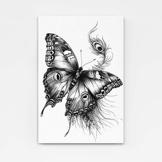 Ink Wings Butterfly Wall Art