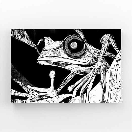 Inky Branch Sketch Frog Prints – inky branch sketch frog canvas print