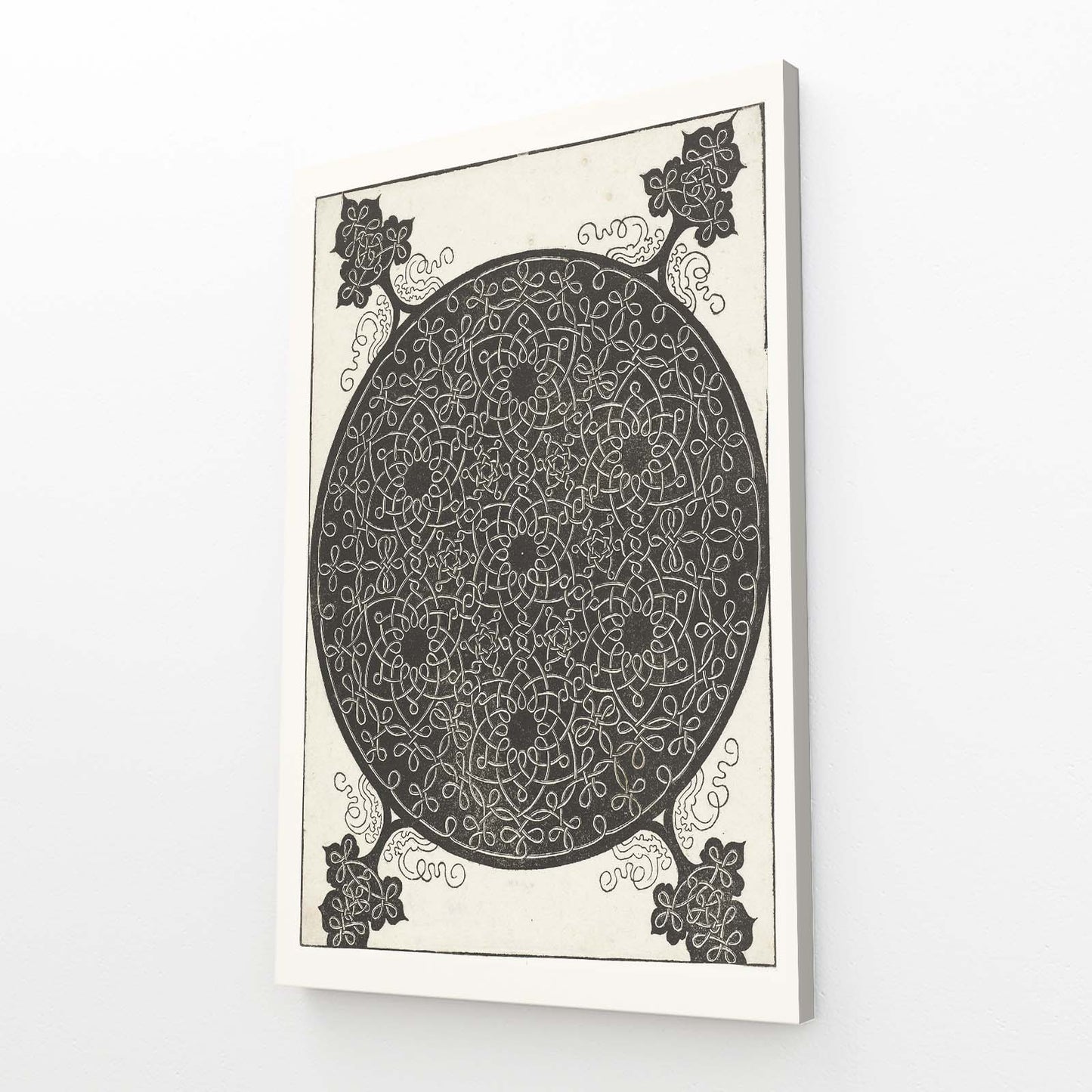 Interlaced Knot Design Da Vinci Canvas – canvas print on white background