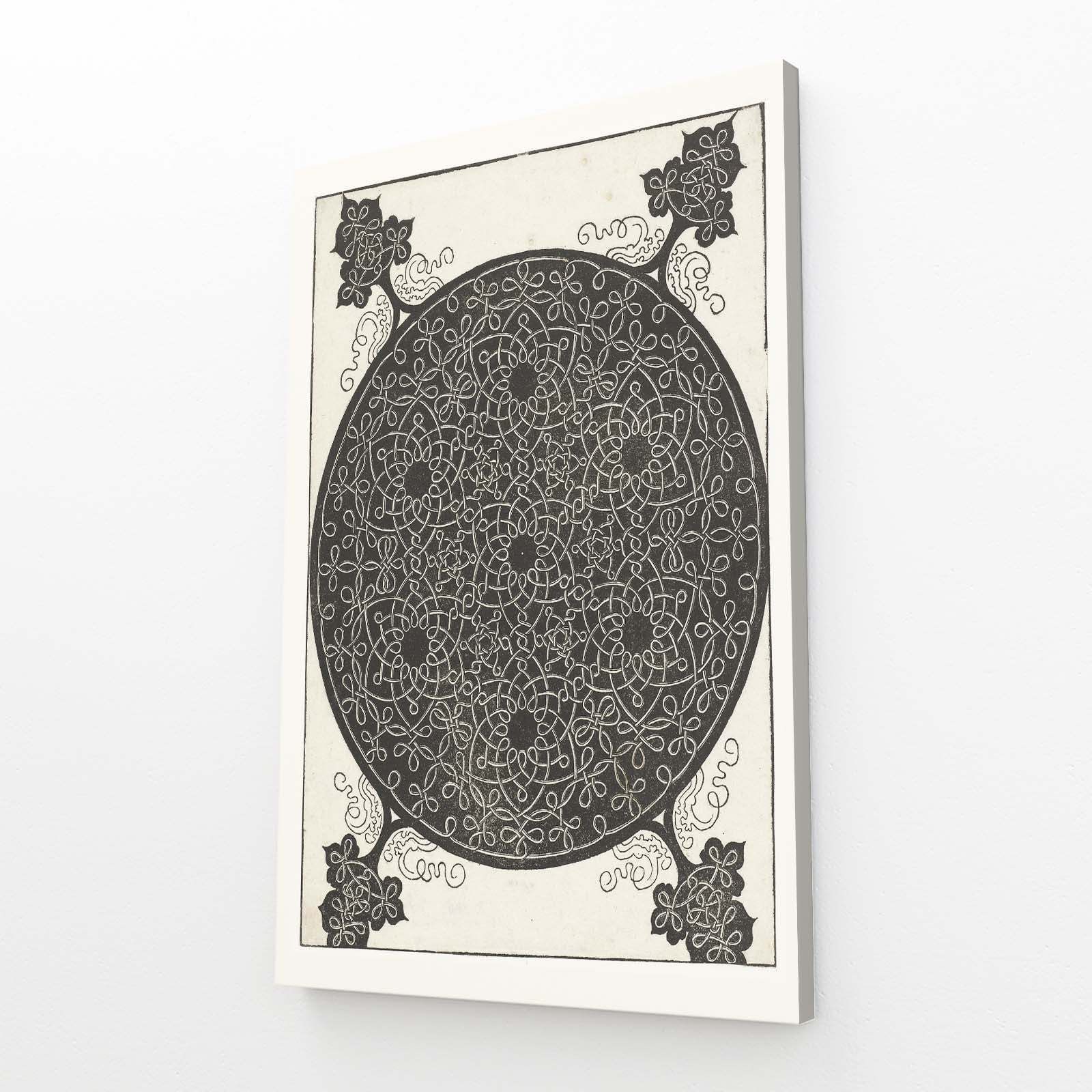 Interlaced Knot Design Da Vinci Canvas – canvas print on white background