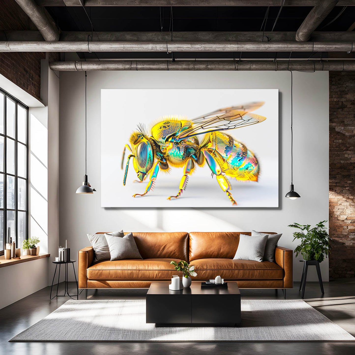 Iridescent Bee Art