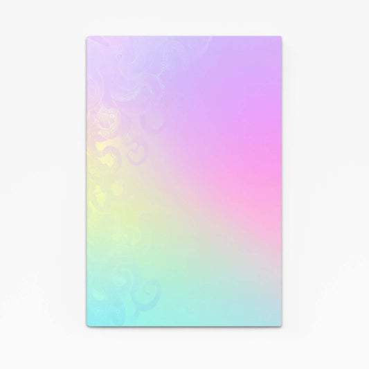 Iridescent Pastel Haze Octopus Wall Art – iridescent pastel haze octopus canvas print