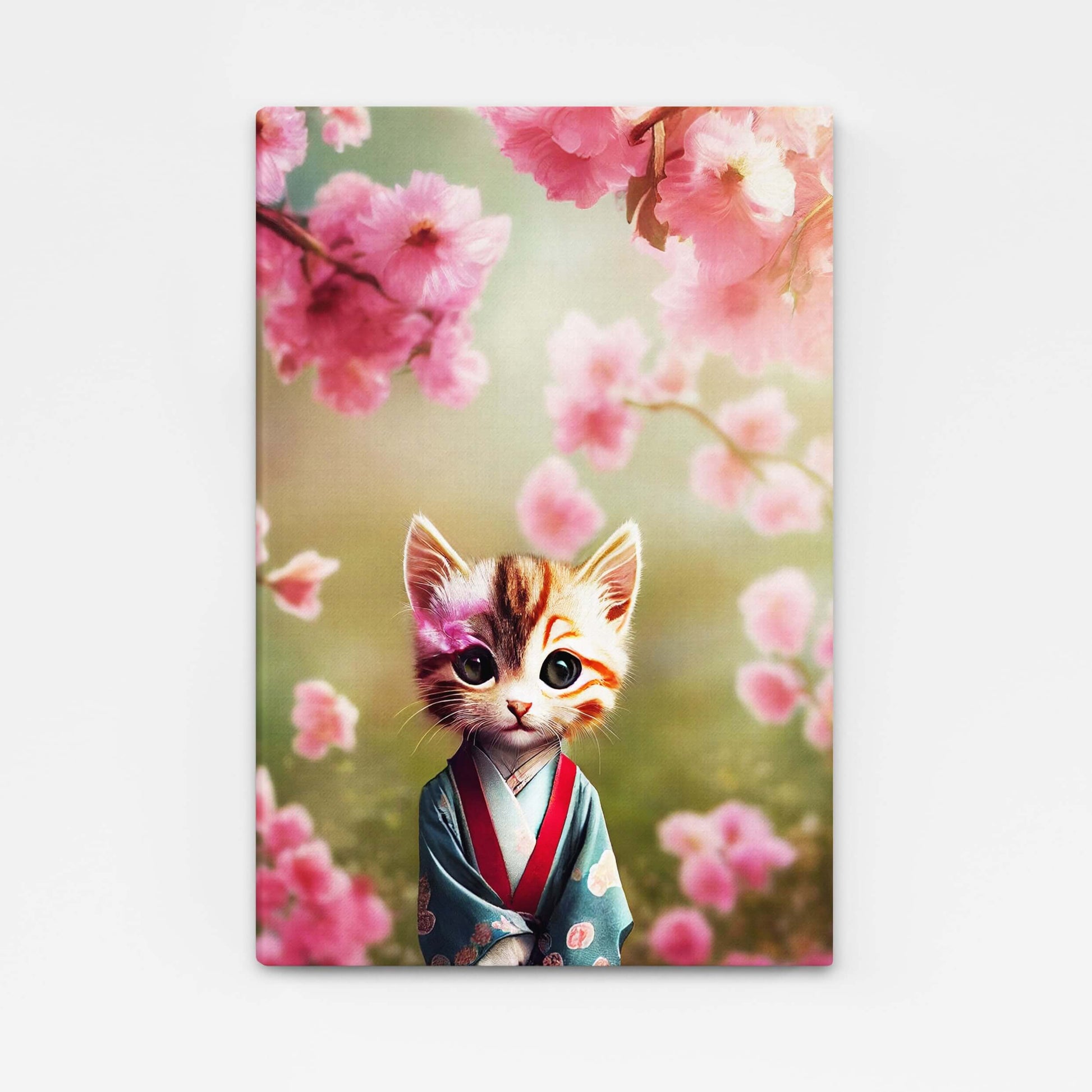 Japanese Cat Wall Art Print