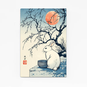 Japanese Rabbit Canvas Art