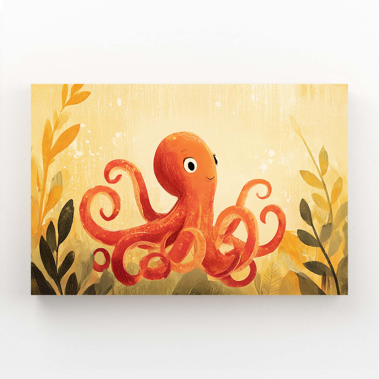 Kids Kelp Garden Octopus Prints – kids kelp garden octopus canvas print